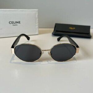 Celine retro small round-framed sunglasses